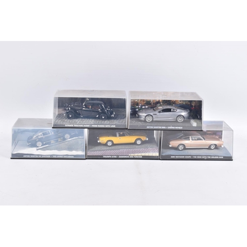 185 - A QUANTITY OF BOXED G.E. FABBRI JAMES BOND CAR COLLECTION MODELS, No's. 1 - 60 together with the rel... 