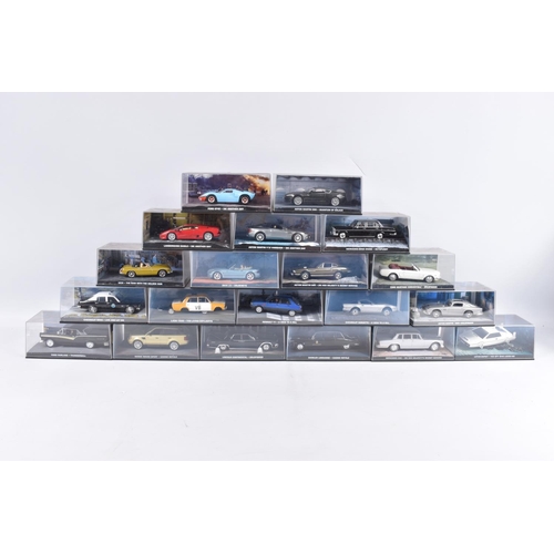 185 - A QUANTITY OF BOXED G.E. FABBRI JAMES BOND CAR COLLECTION MODELS, No's. 1 - 60 together with the rel... 