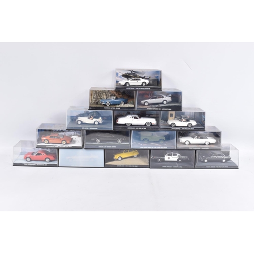 185 - A QUANTITY OF BOXED G.E. FABBRI JAMES BOND CAR COLLECTION MODELS, No's. 1 - 60 together with the rel... 