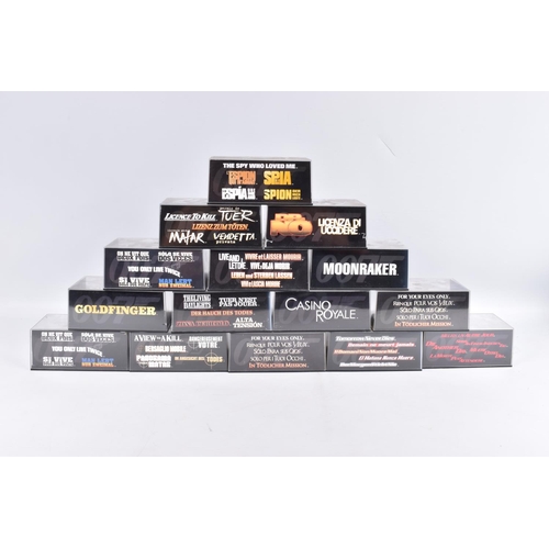 185 - A QUANTITY OF BOXED G.E. FABBRI JAMES BOND CAR COLLECTION MODELS, No's. 1 - 60 together with the rel... 