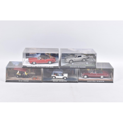 185 - A QUANTITY OF BOXED G.E. FABBRI JAMES BOND CAR COLLECTION MODELS, No's. 1 - 60 together with the rel... 