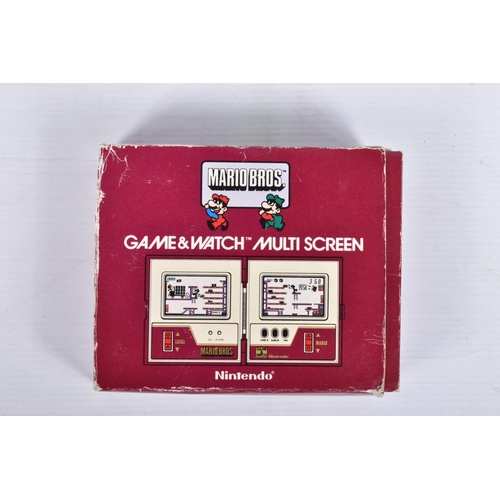 198 - TWO BOXED NINTENDO GAME & WATCH MULTI SCREEN GAMES, to include Donkey kong II, JR-55 1983 box is in ... 