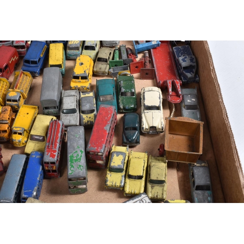 218 - A QUANTITY OF UNBOXED AND ASSORTED PLAYWORN MATCHBOX 1 - 75 DIECAST VEHICLES, mainly 1950's and 1960... 