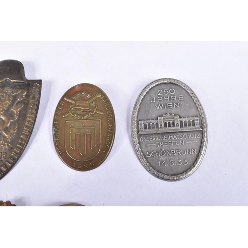 435 - A COLLECTION OF EIGHT BADGES, relating to Austria and Chancellor Dollfuss, the badges include one wi... 