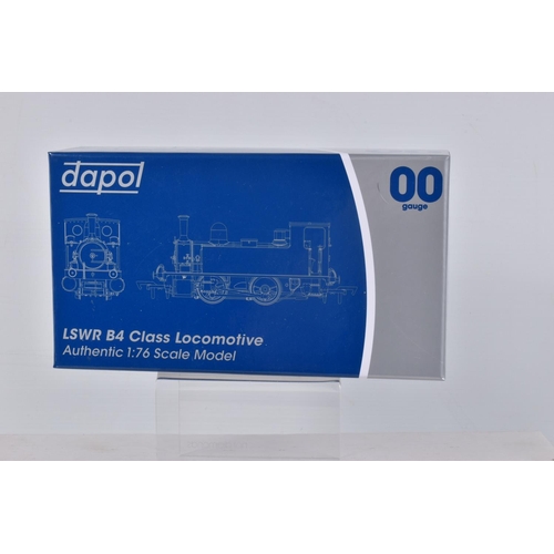 236 - A BOXED DAPOL OO GAUGE LSWR B4 CLASS LOCOMOTIVE,  0-4-0T, CAEN brown 90, item no. 4S-018-002, appear... 