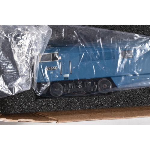 267 - A BOXED HELJAN RAILWAY MODEL OO GAUGE CLASS 52 'Western Nobleman'  D1058 in BR Blue, item no. 5208, ... 