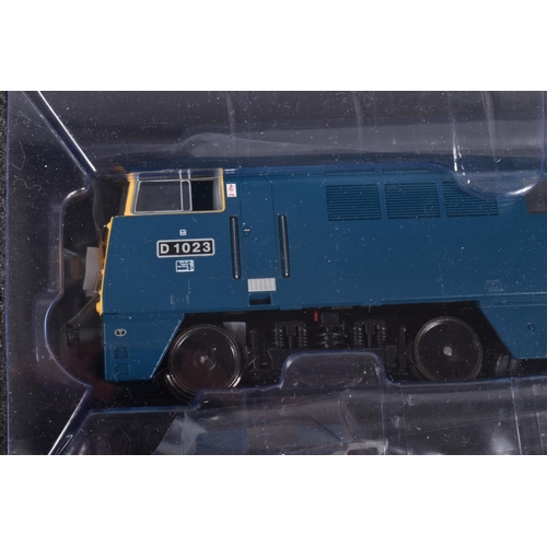 268 - A BOXED HELJAN RAILWAY MODEL OO GAUGE CLASS 52 DIESEL D1023 'Western Fusilier' in BR blue livery wit... 