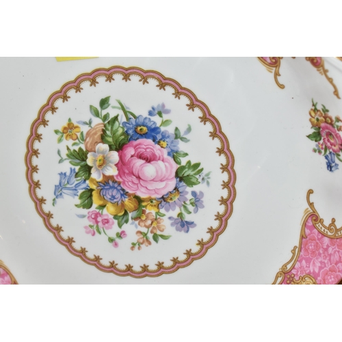 309 - A THIRTY FOUR PIECE ROYAL ALBERT 'LADY CARLYLE' TEA SET, comprising  two cake plates, a cream jug, a... 