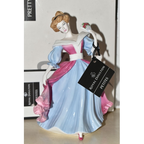 336 - SIX BOXED ROYAL DOULTON LADY FIGURES, comprising 'Kate' HN5527, 'Christmas Day 2007' HN4911, petite ... 