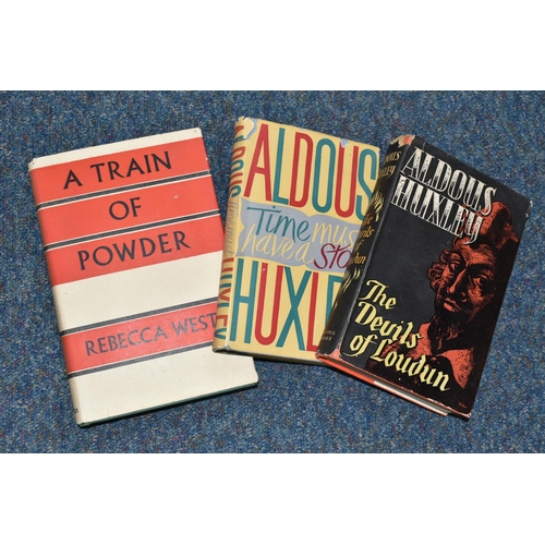 407 - THREE BOOK TITLES, Huxley; Aldous, Time Must Have A Stop, published by Chatto & Windus 1945, The Dev... 