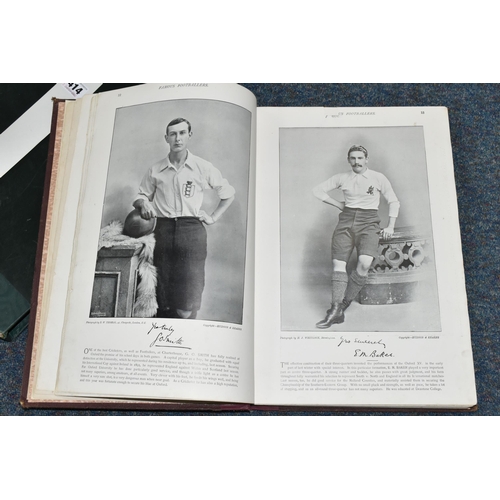 414 - FAMOUS FOOTBALLERS 1895-1896 edited by C.W. Alcock and Rowland Hill, published by The News Of The Wo... 