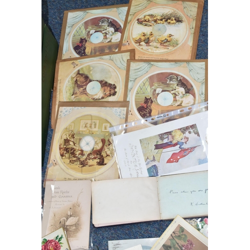 417 - A LARGE COLLECTION OF VICTORIAN/EDWARDIAN EPHEMERA comprising of approximately 850 greetings card, s... 