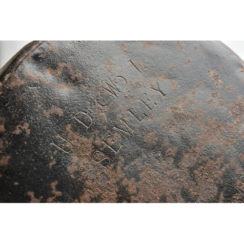 1079A - A BLACK PAINTED METAL 'UNITED DAIRIES WHOLESALE LTD' MILK CHURN, impressed marks to lid 6194 I - U.D... 