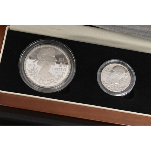 201 - A 60TH ANNIVERSARY OF THE CORONATION QUEEN ELIZABETH II FOUR SILVER CROWN SET, to include silver Cro... 