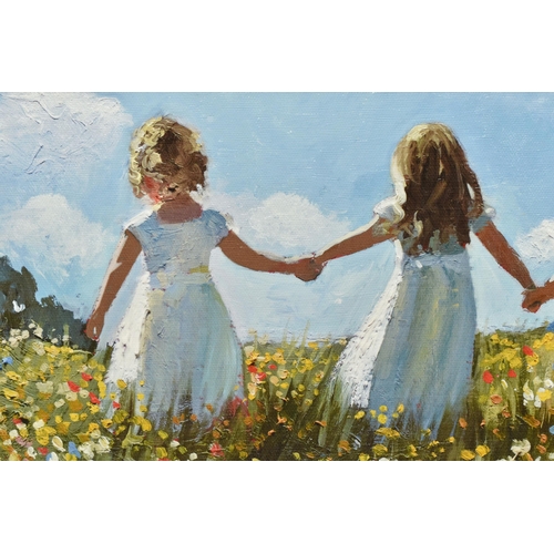 301 - SHERREE VALENTINE DAINES (BRITISH 1959) 'FRIENDSHIP IN THE MEADOW', a signed limited edition print o... 