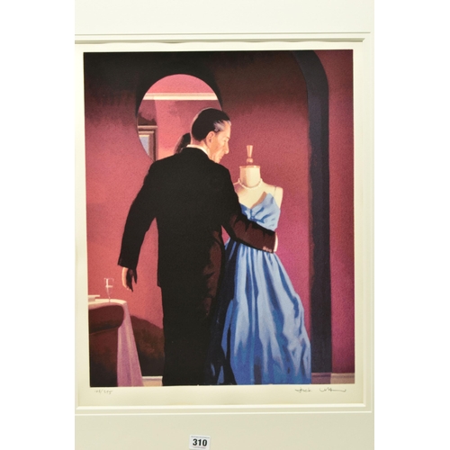 310 - JACK VETTRIANO (SCOTTISH 1951) 'ALTAR OF MEMORY', a signed limited edition print on paper depicting ... 