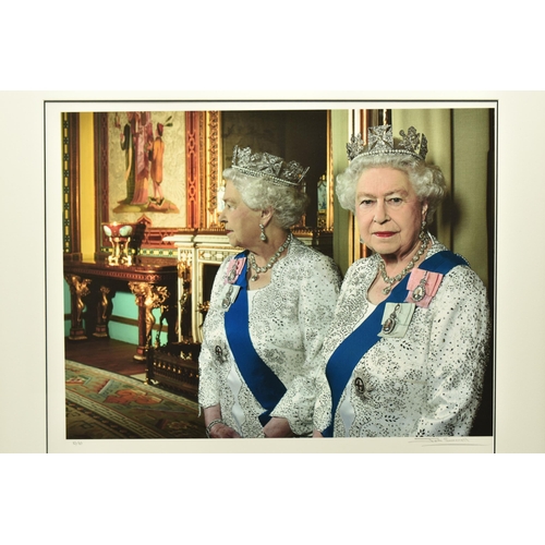 311 - JOHN SWANNELL (BRITISH 1946) 'HM QUEEN ELIZABETH II 2012', a limited edition photographic print numb... 