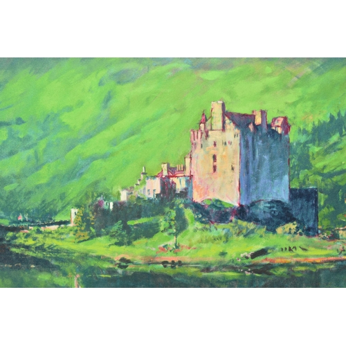 312 - ROLF HARRIS (AUSTRALIA 1930) 'REFLECTION, EILEAN DONAN CASTLE' a signed limited edition print 111/19... 