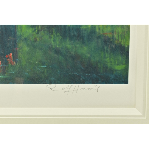 312 - ROLF HARRIS (AUSTRALIA 1930) 'REFLECTION, EILEAN DONAN CASTLE' a signed limited edition print 111/19... 