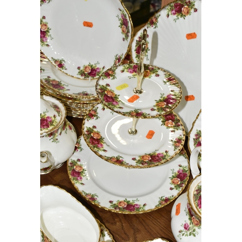 436 - A QUANTITY OF ROYAL ALBERT 'OLD COUNTRY ROSES' PATTERN TEAWARE, comprising one coffee pot (marked as... 