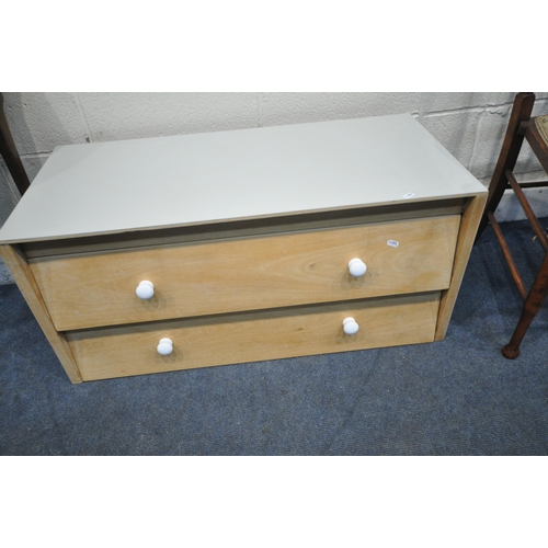 1347 - A SELECTION OF OCCASIONAL FURNITURE, to include a chest of two drawers, a corner table, a mahogany t... 