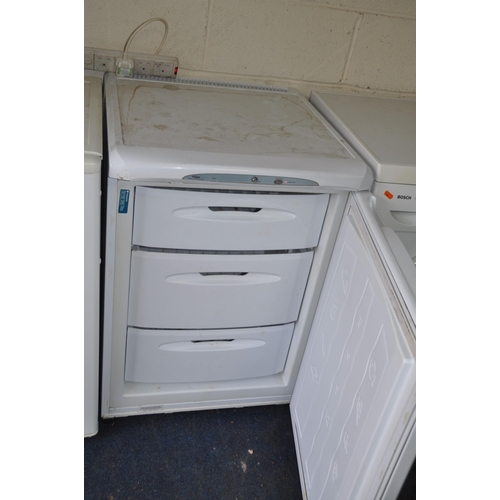 1065 - A HOTPOINT FZA34 UNDER COUNTER FREEZER width 60cm depth 63cm height 85cm (PAT pass and working at -1... 