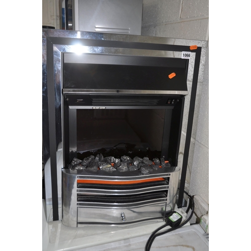 1066 - A BURLEY 544CH FIRE EFFECT HEATER width 52cm depth 17cm height 61cm (PAT pass and working)