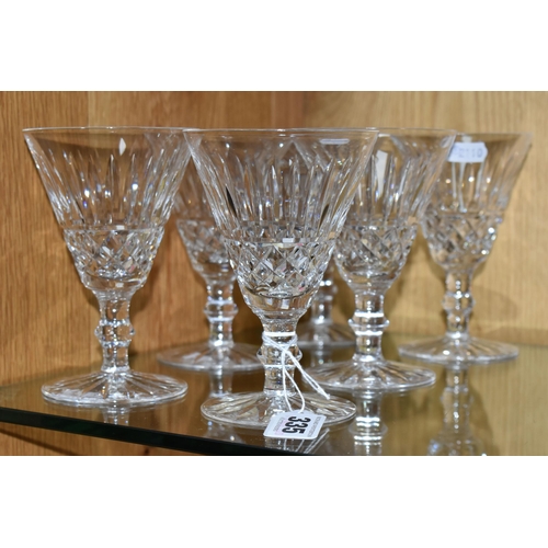 335 - EIGHT WATERFORD CRYSTAL CORDIAL GLASSES, in Maeve pattern, etched mark to bases (8) (Condition Repor... 