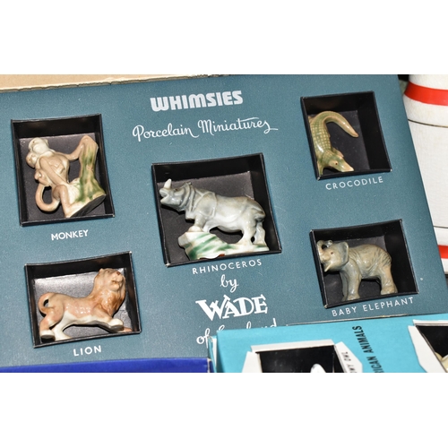 385 - A COLLECTION OF WADE WHIMSIES AND OTHER WADE ITEMS, to include seven boxed sets of Wade Whimsies: se... 