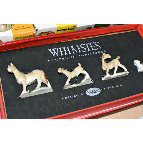 385 - A COLLECTION OF WADE WHIMSIES AND OTHER WADE ITEMS, to include seven boxed sets of Wade Whimsies: se... 