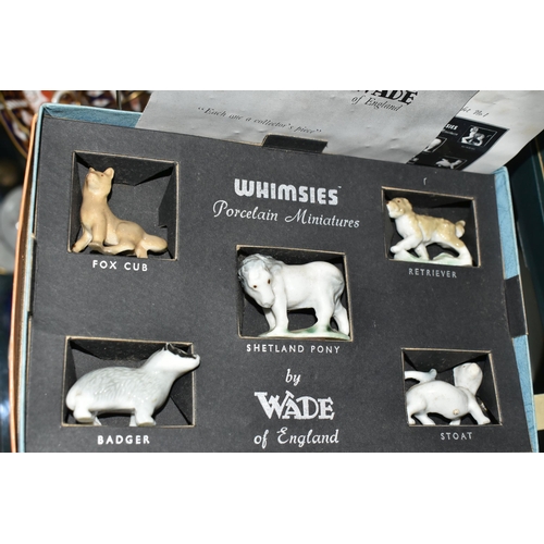 385 - A COLLECTION OF WADE WHIMSIES AND OTHER WADE ITEMS, to include seven boxed sets of Wade Whimsies: se... 