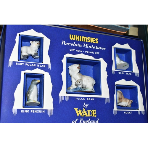 385 - A COLLECTION OF WADE WHIMSIES AND OTHER WADE ITEMS, to include seven boxed sets of Wade Whimsies: se... 