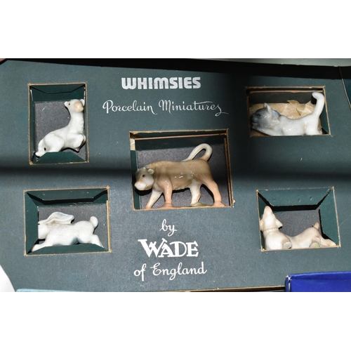 385 - A COLLECTION OF WADE WHIMSIES AND OTHER WADE ITEMS, to include seven boxed sets of Wade Whimsies: se... 