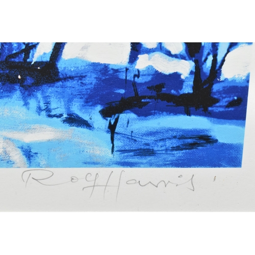 389 - ROLF HARRIS (1930-2023) 'CHRISTMAS EVE IN THE SNOW', a signed limited edition print on paper, depict... 