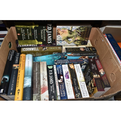 400 - FOUR BOXES OF BOOKS, approximately seventy assorted subjects, to include biographies, poems, novels ... 