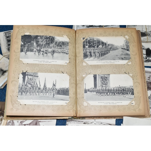 425 - WORLD WAR 1 POSTCARDS, Approximately 625 Postcards from France mostly 1914-18 and featuring scenes o... 