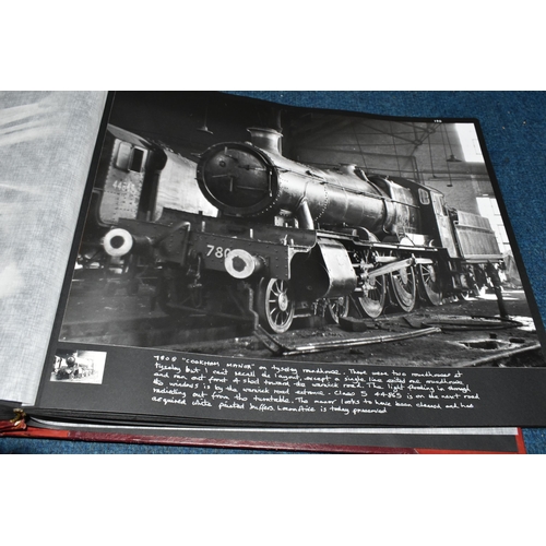 432 - SCOTTISH RAILWAY PHOTOGRAPHS, Four Albums containing over 300 black and white and colour photographs... 