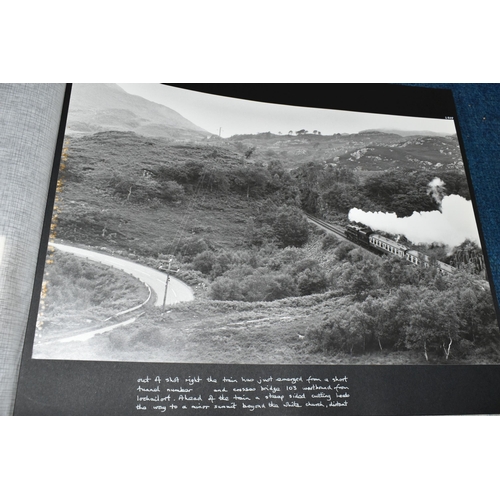 432 - SCOTTISH RAILWAY PHOTOGRAPHS, Four Albums containing over 300 black and white and colour photographs... 