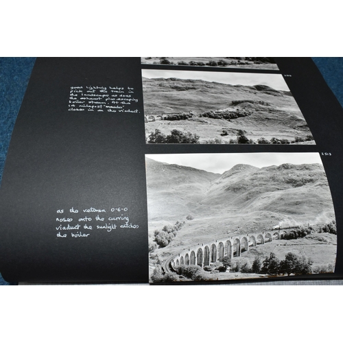 432 - SCOTTISH RAILWAY PHOTOGRAPHS, Four Albums containing over 300 black and white and colour photographs... 