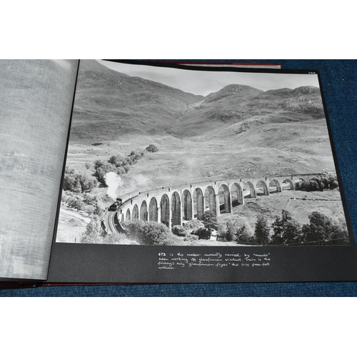 432 - SCOTTISH RAILWAY PHOTOGRAPHS, Four Albums containing over 300 black and white and colour photographs... 