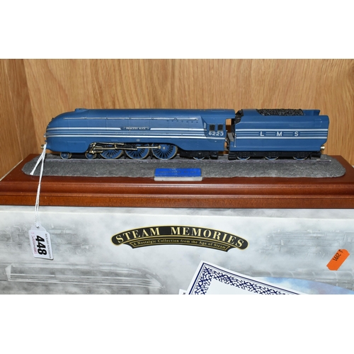 448 - TWO BOXED COUNTRY ARTIST/HORNBY 'STEAM MEMORIES' SCULPTURES AND NINE BOXED COLLECTORS PLATES, compri... 