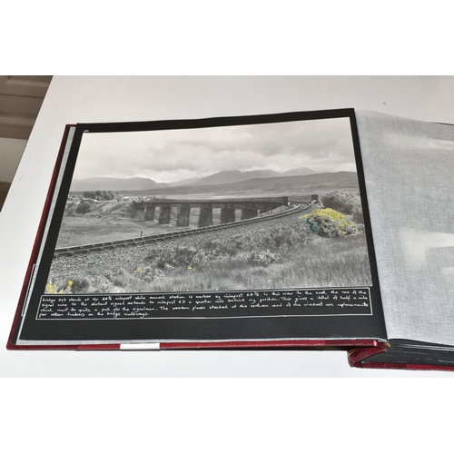 494 - SCOTTISH RAILWAY PHOTOGRAPHS, Four albums containing over 850 black and white and colour photographs... 