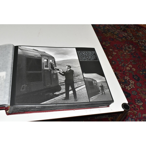 494 - SCOTTISH RAILWAY PHOTOGRAPHS, Four albums containing over 850 black and white and colour photographs... 