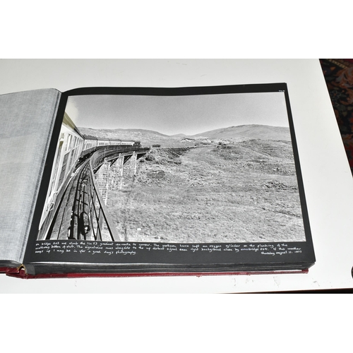 494 - SCOTTISH RAILWAY PHOTOGRAPHS, Four albums containing over 850 black and white and colour photographs... 