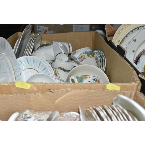 511 - SIX BOXES OF CERAMICS, to include an Emma Bridgewater Diamond Jubilee mug, an Austrian Victoria Carl... 