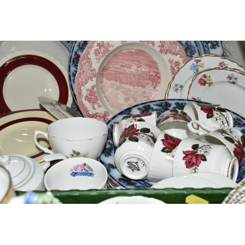 511 - SIX BOXES OF CERAMICS, to include an Emma Bridgewater Diamond Jubilee mug, an Austrian Victoria Carl... 