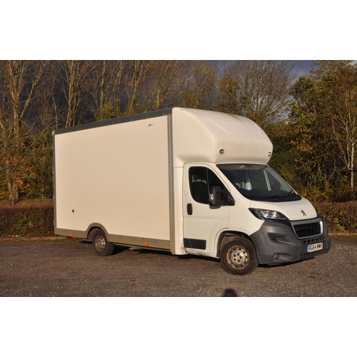 1001 - A 2014 PEUGEOT BOXER 335 PROFESSIONAL MAXI MOVER 4.7 METER LOW FLOOR LUTON VAN, REGISTRATION NO: BG6... 