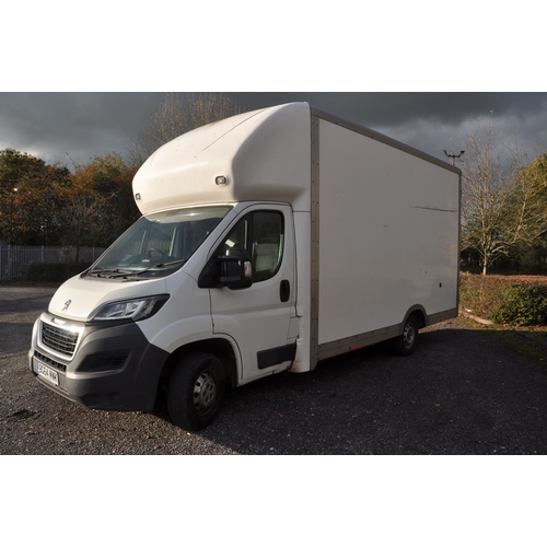 1001 - A 2014 PEUGEOT BOXER 335 PROFESSIONAL MAXI MOVER 4.7 METER LOW FLOOR LUTON VAN, REGISTRATION NO: BG6... 