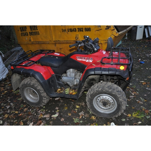 1002 - A HONDA FOURTRAX ES TRX350FE1 QUADBIKE ATV, 329cc petrol engine, Farm Easy limiter fitted (condition... 