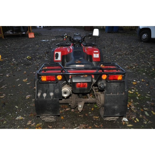 1002 - A HONDA FOURTRAX ES TRX350FE1 QUADBIKE ATV, 329cc petrol engine, Farm Easy limiter fitted (condition... 